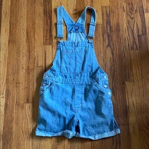 Cute light washed overalls